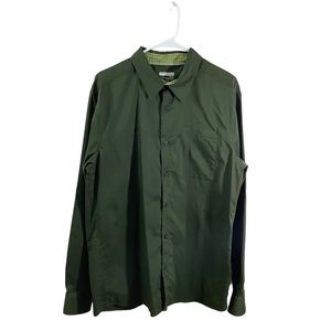 Marmot Men’s Moss Green Long Sleeve Fishing Hiking Performance Shirt